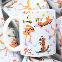 Rad Pets Full Wrap Ceramic Mug – Funny Coffee Mug