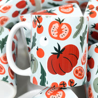 Tomatoes Full Wrap Ceramic Mug – Funny Coffee Mug
