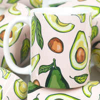 Avocados Full Wrap Ceramic Mug – Funny Coffee Mug