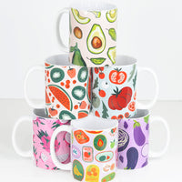Tomatoes Full Wrap Ceramic Mug – Funny Coffee Mug