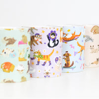 Cool Cats Mug – Funny Cat Illustration Full Wrap Coffee Cup