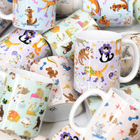 Lazy Cats Mug – Funny Full Wrap Cat Coffee Cup