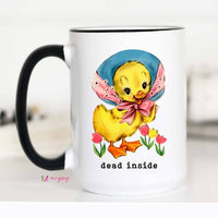 Funny Duck Coffee Mug | Dead Inside