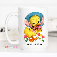 Funny Duck Coffee Mug | Dead Inside