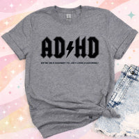 adhd highway funny adhd humor graphic tee