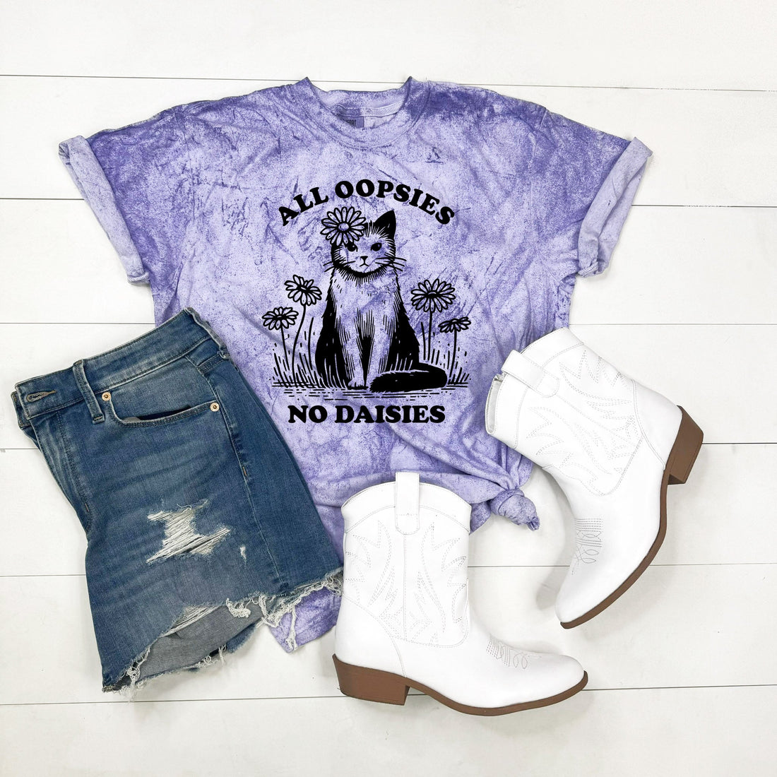 All Oopsies No Daisies Cat Graphic Shirt – Funny Coffee Mug