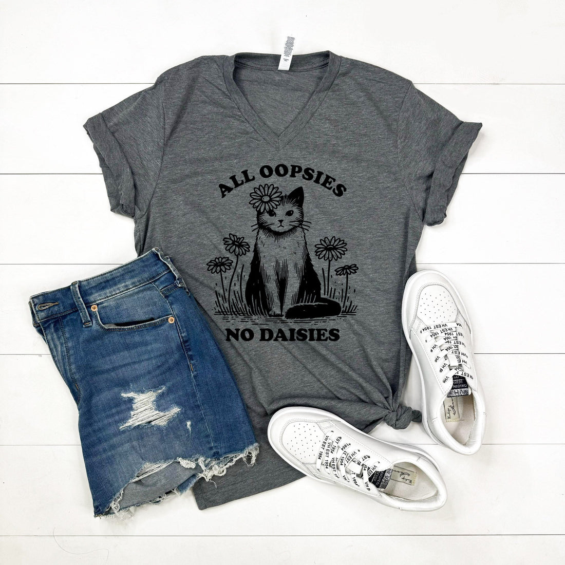 All Oopsies No Daisies Cat Graphic Shirt – Funny Coffee Mug