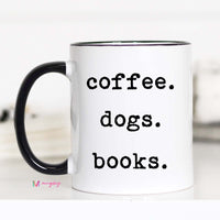 Coffee Dogs Books Coffee Mug