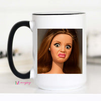 Disgusted Face Funny Coffee Mug Reaction Meme Mug Funny Gift