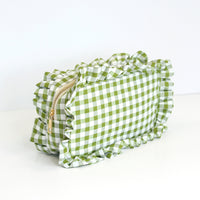 Gingham Frilly Bags