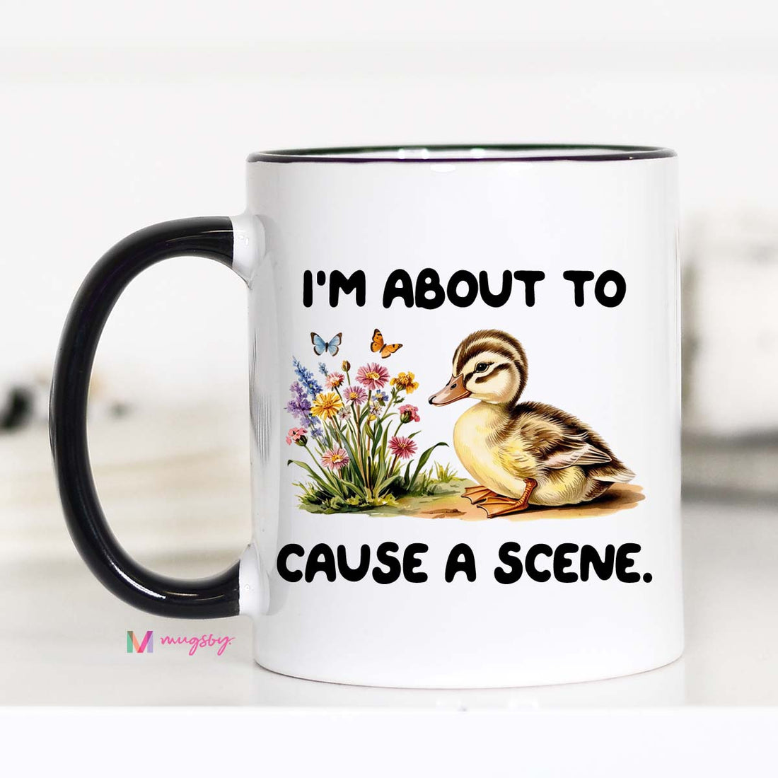 Cause a Scene Mug – Funny Dramatic Coffee Cup