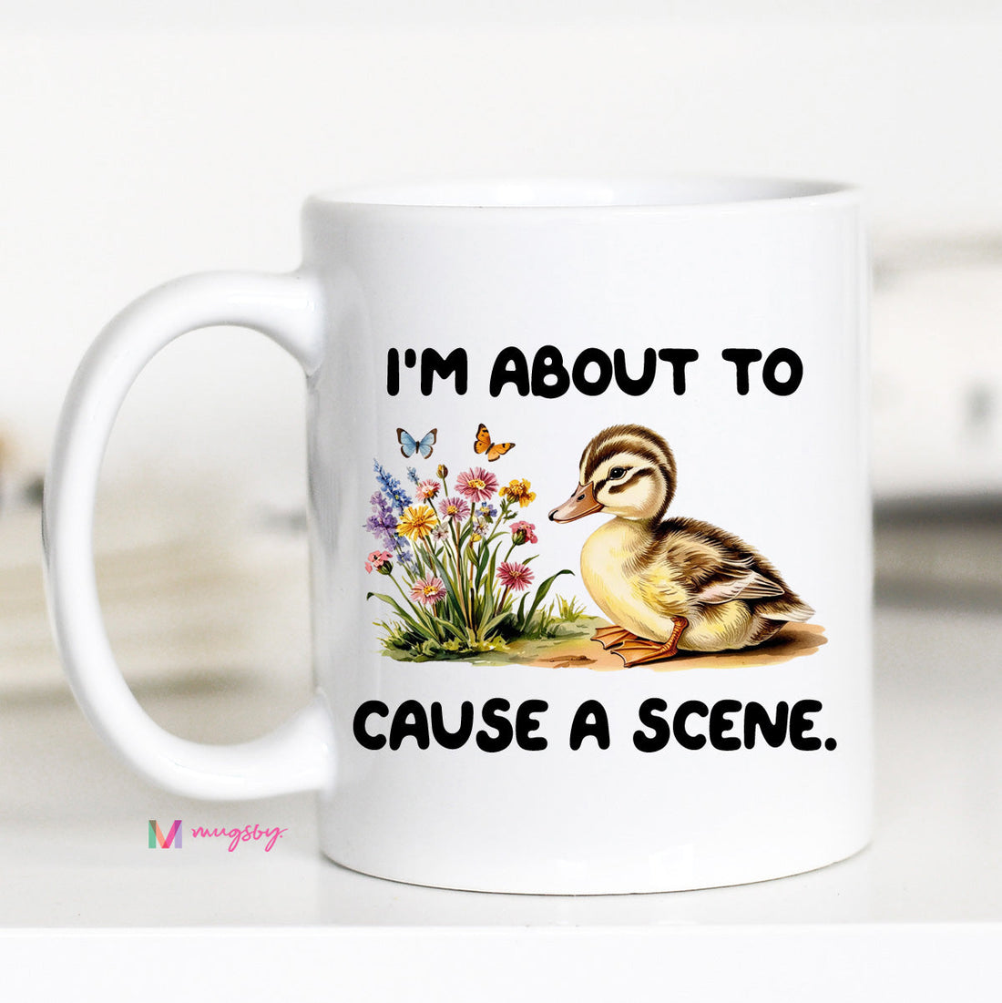 Cause a Scene Mug – Funny Dramatic Coffee Cup