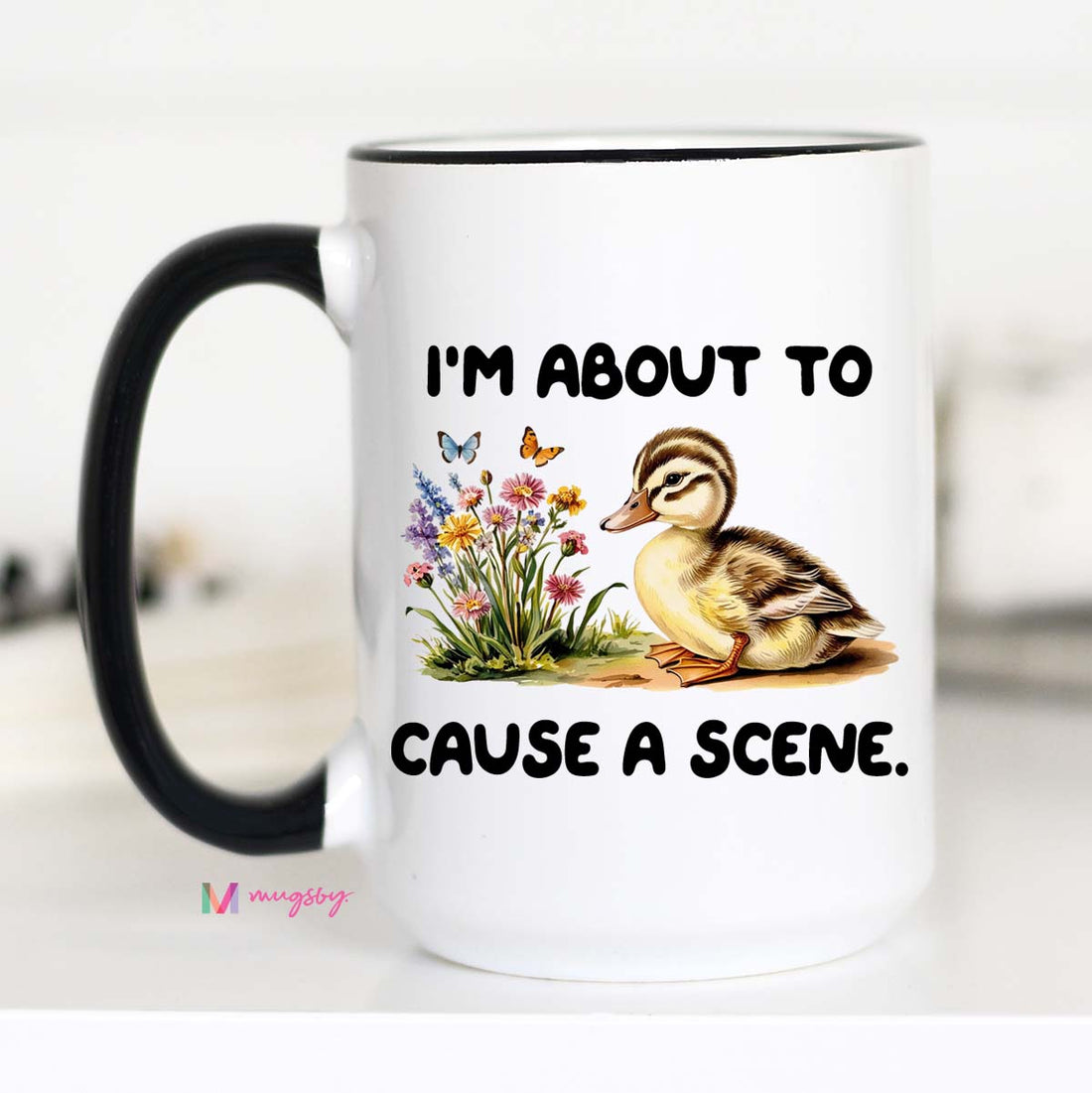Cause a Scene Mug – Funny Dramatic Coffee Cup