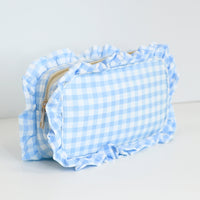 Gingham Frilly Bags