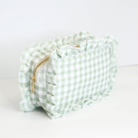 Gingham Frilly Bags