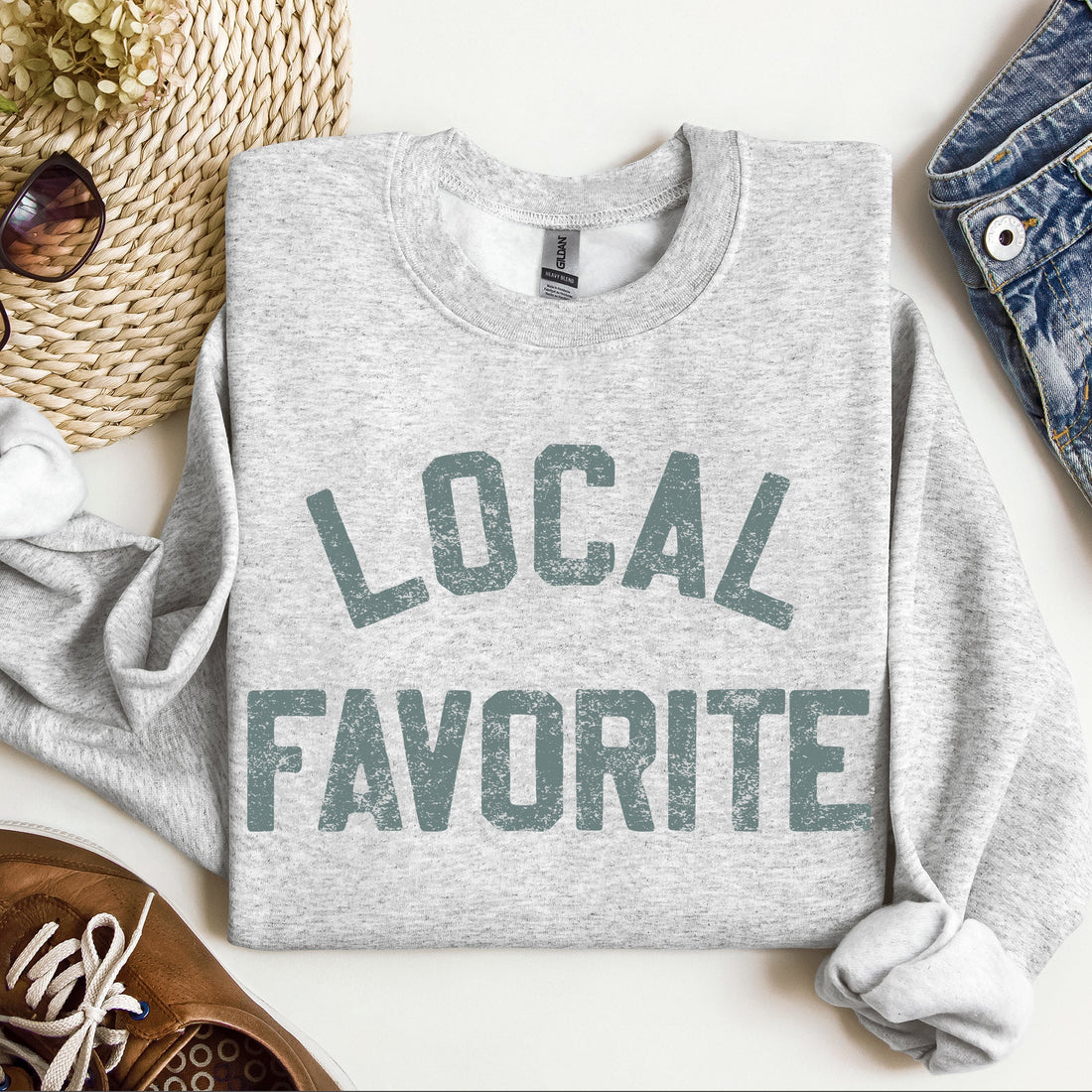 Local Favorite Sweatshirt – Shop Small Crewneck
