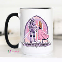 Me and My Book Boyfriend Romance Reader Coffee Mug