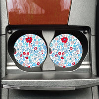 Patriotic Sandstone Car Coasters Set of 2 Absorbent Cup Holders