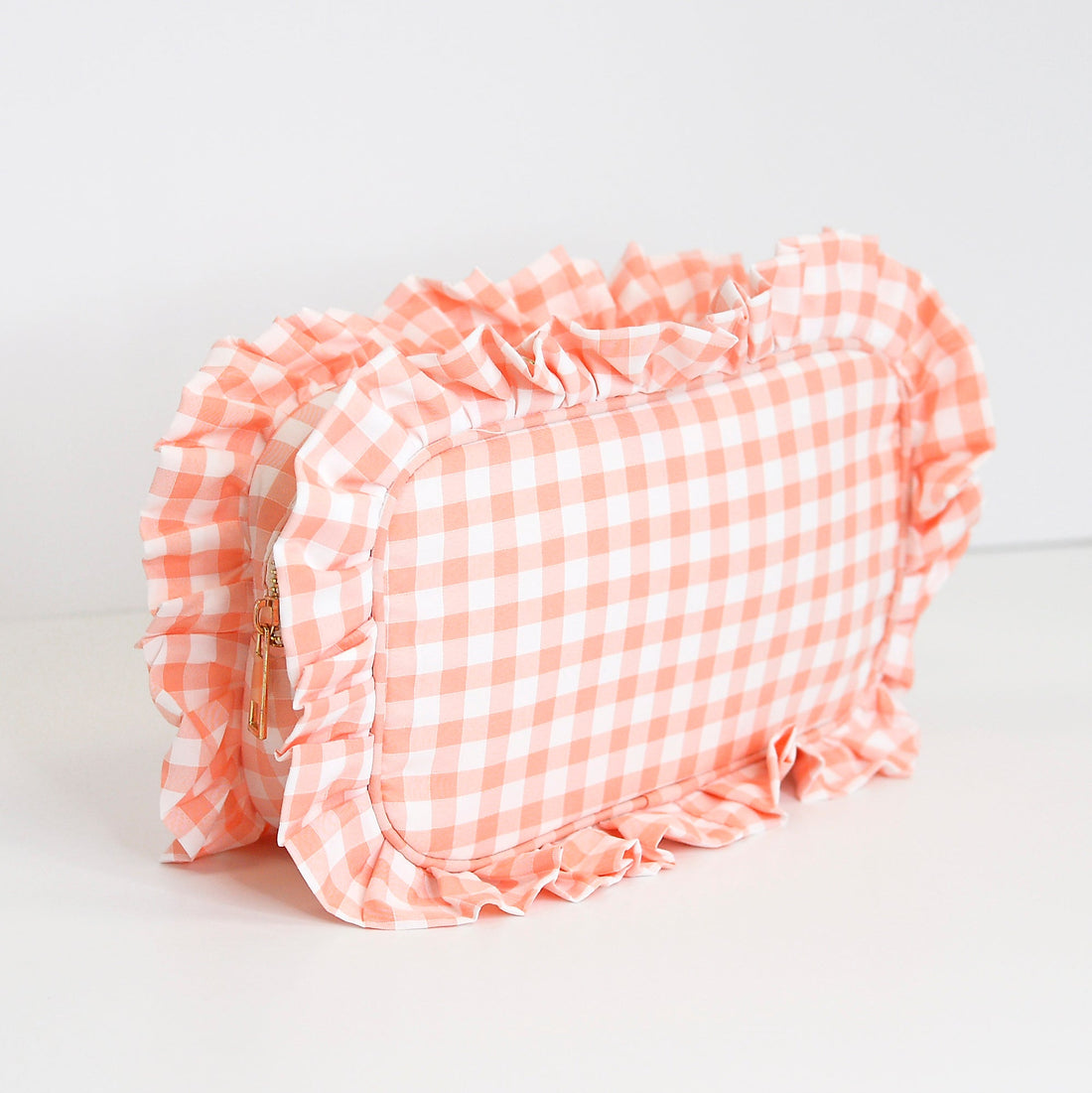 Gingham Frilly Bags