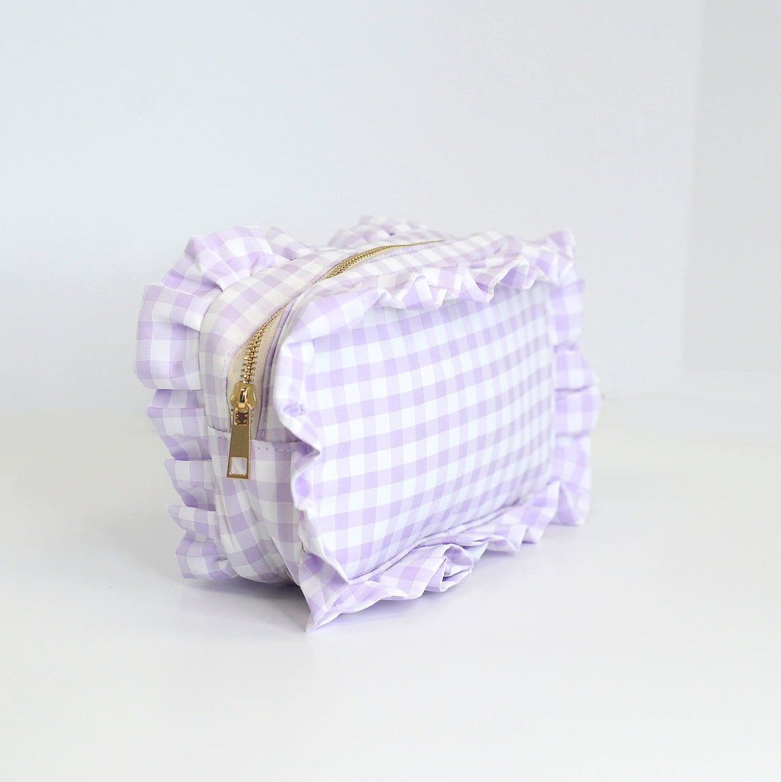Gingham Frilly Bags
