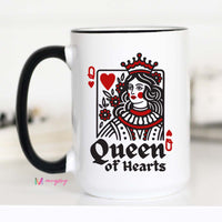 Queen of Hearts Mug – Funny Coffee Mug