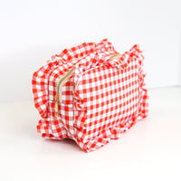 Gingham Frilly Bags
