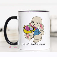 Total Basketcase Easter Mug – Funny Spring Coffee Cup
