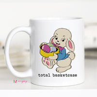 Total Basketcase Easter Mug – Funny Spring Coffee Cup