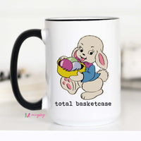 Total Basketcase Easter Mug – Funny Spring Coffee Cup