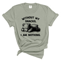 Without My Snacks I am Nothing Shirt – Funny Coffee Mug