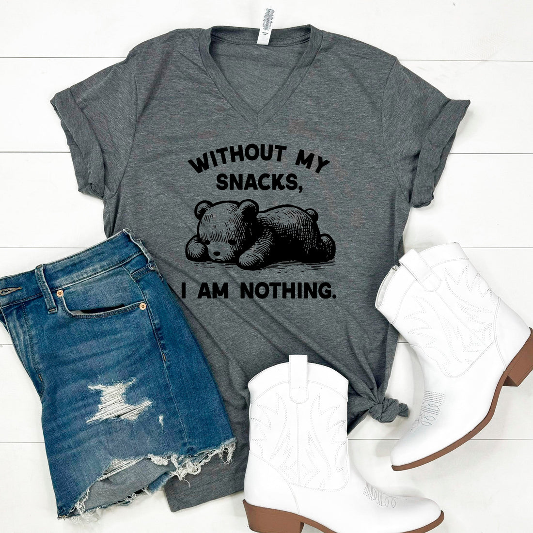 Without My Snacks I am Nothing Shirt – Funny Coffee Mug