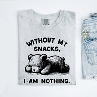 Without My Snacks I am Nothing Shirt – Funny Coffee Mug