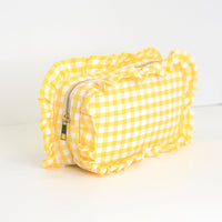 Gingham Frilly Bags