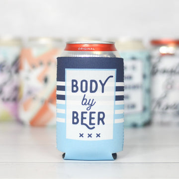 Body By Beer Can Cooler