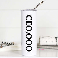 CEO,OOO Tall Travel Cup – Funny Coffee Mug