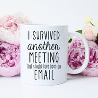 funny meeting mug