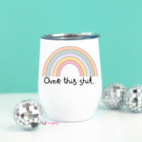rainbow wine cup