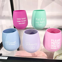 Silicone Wine Cups – Funny Coffee Mug