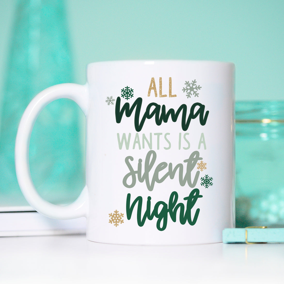 silent night mug