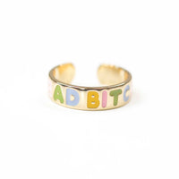 Bad Bitch Adjustable Gold Ring