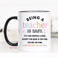 funny teacher mug