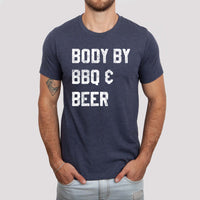 Body By BBQ and Beer Shirt (Navy), Father's Day – Funny Coffee Mug