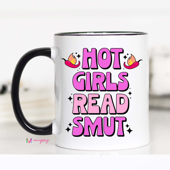 Hot Girls Read Smut Coffee Mug