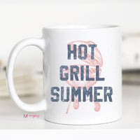 Hot Grill Summer Coffee Mug, Funny Dad Mug – Funny Coffee Mug