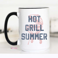 Hot Grill Summer Coffee Mug, Funny Dad Mug – Funny Coffee Mug