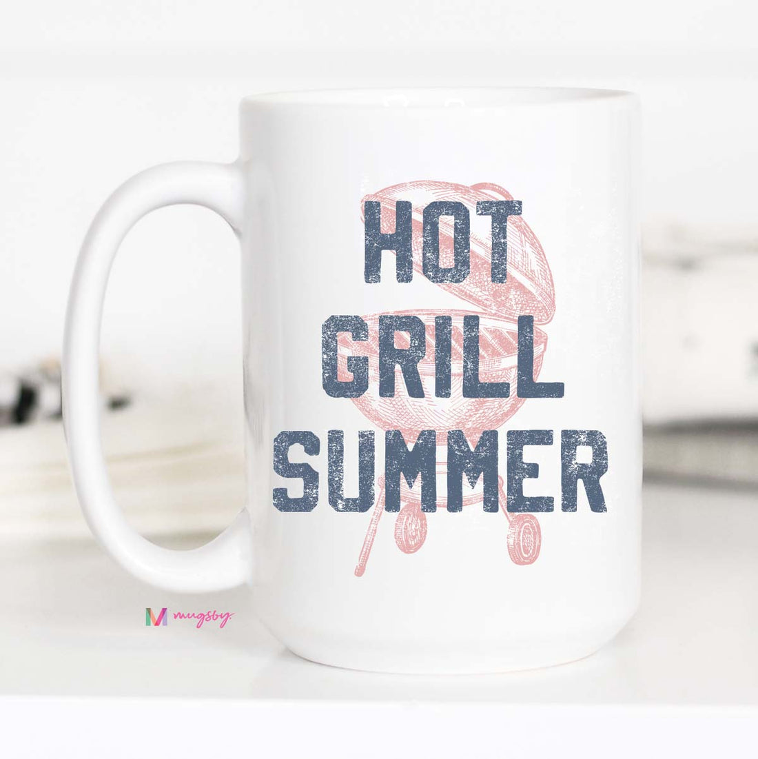 Hot Grill Summer Coffee Mug, Funny Dad Mug – Funny Coffee Mug