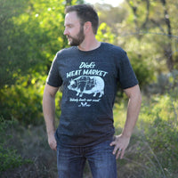 Dick's Meat Market Men's Shirt (Black Heather Crew)
