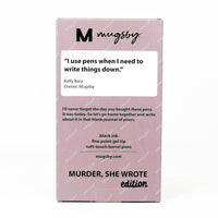 Murder She Wrote Pen Sets – Funny Coffee Mug