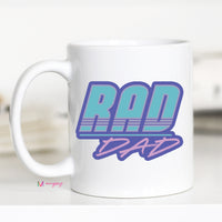 Rad Dad Coffee Mug, Funny Dad Mug – Funny Coffee Mug