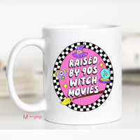 Raised on 90s Witch Movies Mug – Funny Coffee Mug